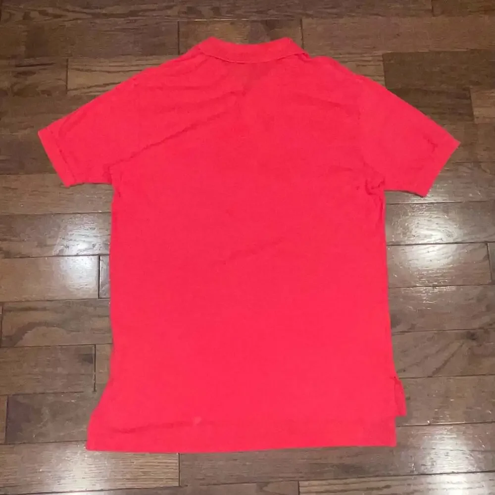 Polo Ralph Lauren Coral Red Pony Polo Shirt Men’s Medium Preppy Golf